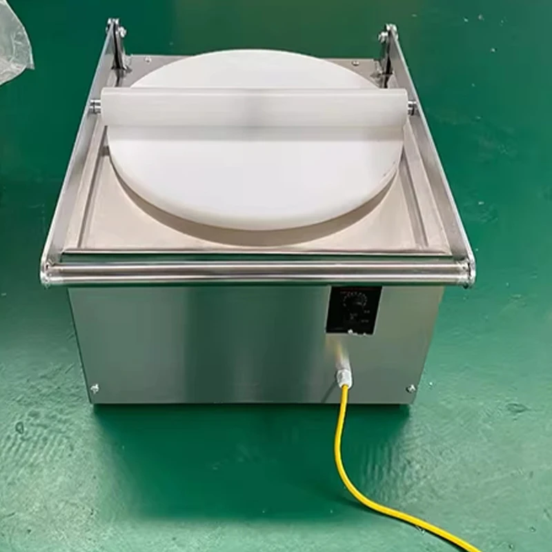 Automatic Pizza Dough Flattening Machine Pancake Pressing Rolling Machine Pizza Presser Easy Use Flatbread Dough Rolling Machine