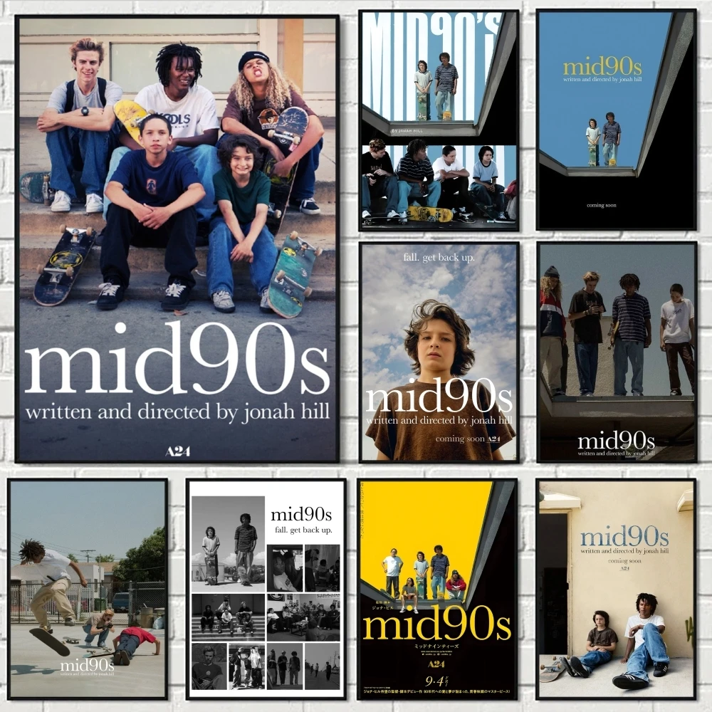 

M-Mid90s Painting Calligraphy Minimalist Print Canvas Poster Unframed Wall Art For Home Office Decor