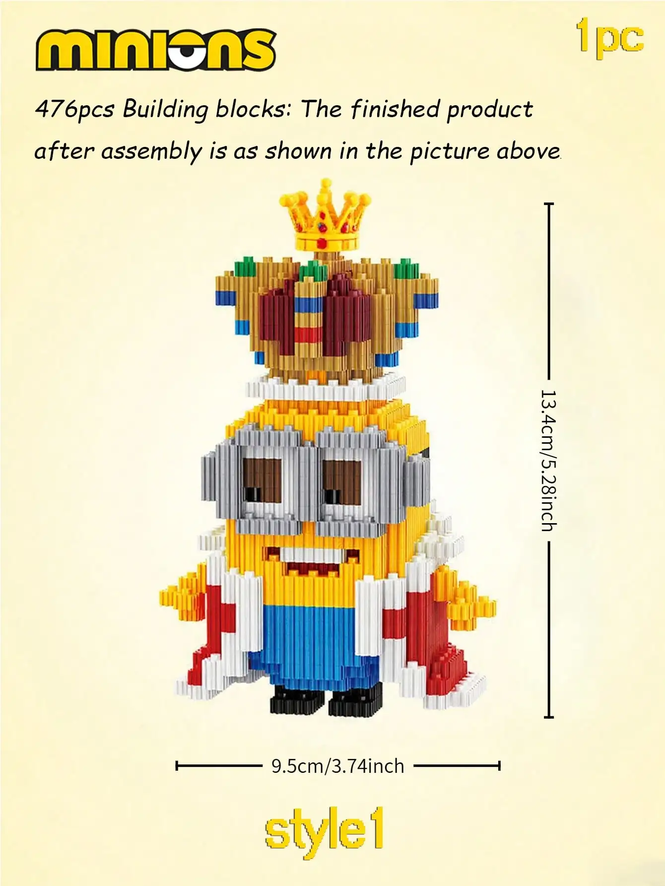 1 قطعة MINMINo التوابع الكرتون متعة الجسيمات الصغيرة الجمعية التوابع اللبنات الإبداعية الأطفال التعليمية التجمع هدية ca