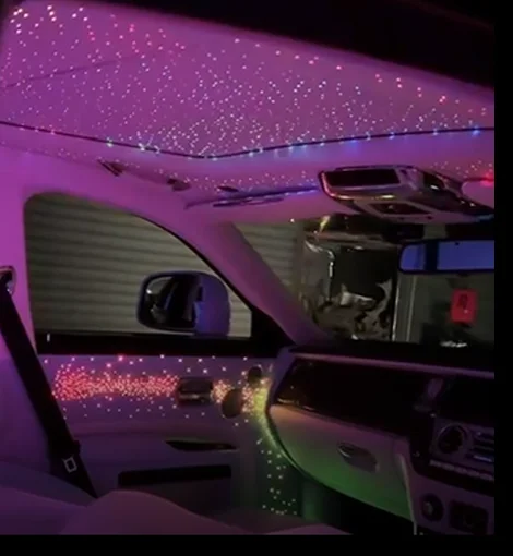 12V CE FCC Romantic Car Panoramic Sunroof with Double Skylight Starry Sky Film