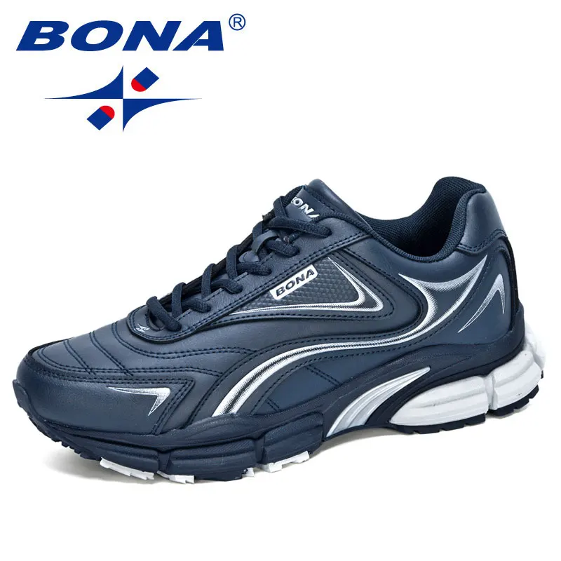 BONA 2023 New Designers Athletic Shoe Men Casual Sneakers High Quality Light Breathable Sport Man Footwear Popular Running Shoes