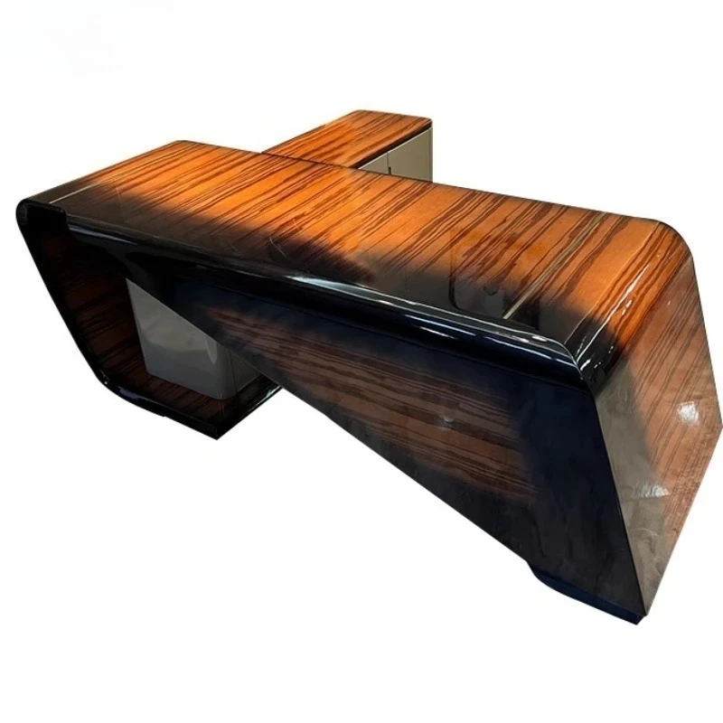 Aesthetic Decor Executive Desk Wood Aesthetic Modern Gaming Computer Table Study Organizer Silla De Escritorio Office Furniture