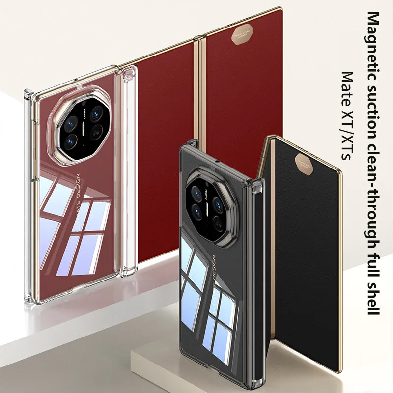 

Transparent Airbag Corner Case For Huawei Mate XTs Ultimate Lens Protective Soft Cover For Huawei Mate XT Ultimate 5G