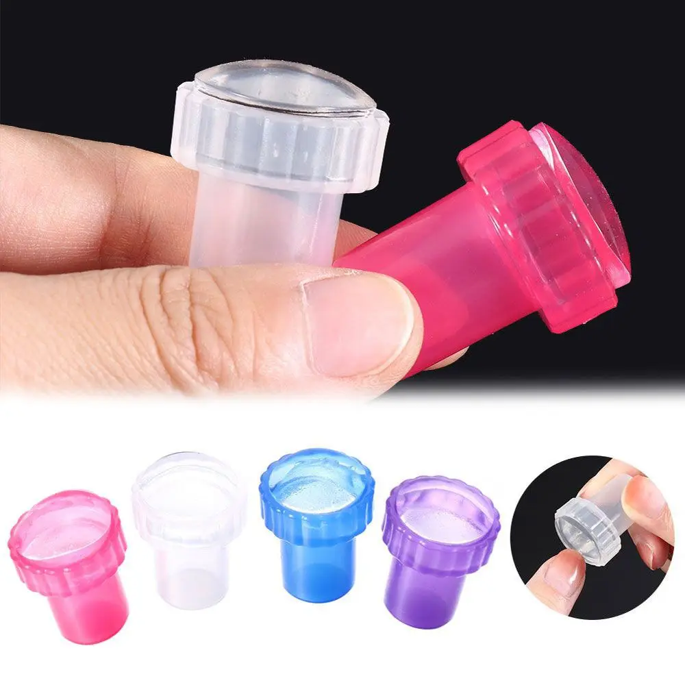 Tampon en silicone pour transfert d'ongles, grattoirs à ongles, plaque d'estampage, ensemble de timbres, accessoires, modèle, nail art