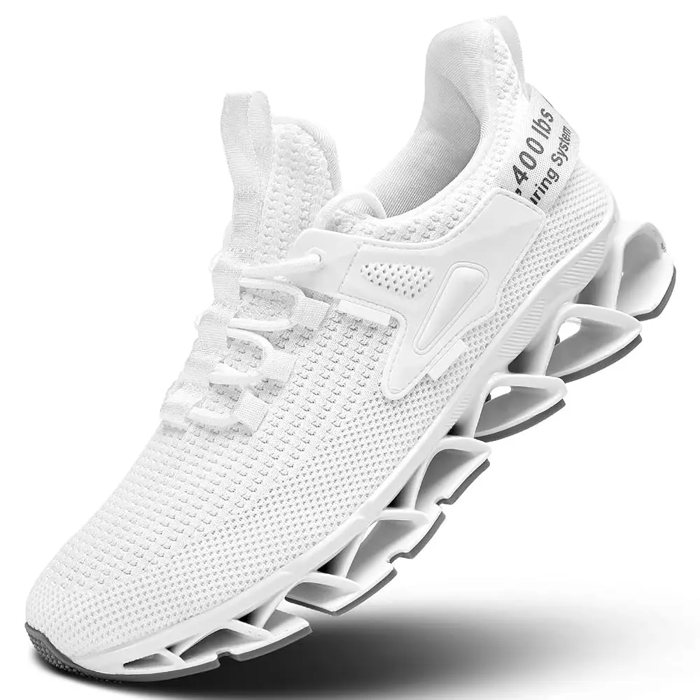 

Mens Walking Shoes Running Slip on Tennis Casual Fashion Blade Sneakers Comfort Workout Sport Athletic Trainers