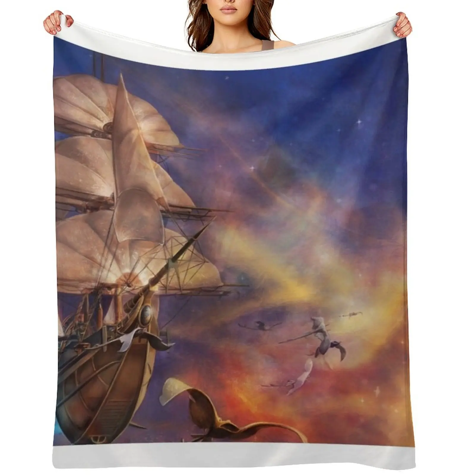 

Treasure Planet Throw Blanket Winter beds for babies Soft Plaid Furry Blankets