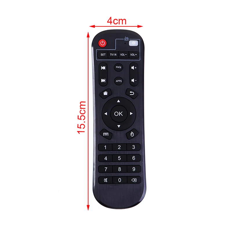 Controle remoto para Android TV Box, H96, H96 PRO, H96 Pro +, H96 MAX PLUS, H96 MAX H2, H96 MAX X2, X96 MINI, Hk1 Max legal