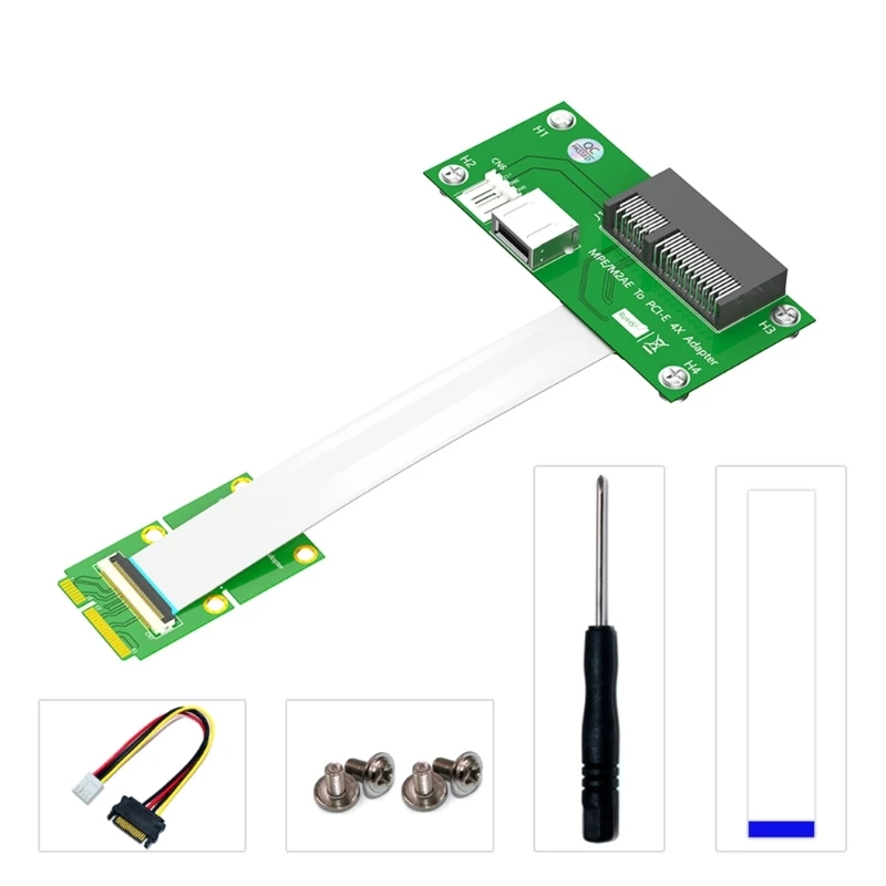 

PCI-E To Mini PCIe Half mPCIe Riser Adapter Card Cable Mini PCI-E 4 PCI-E