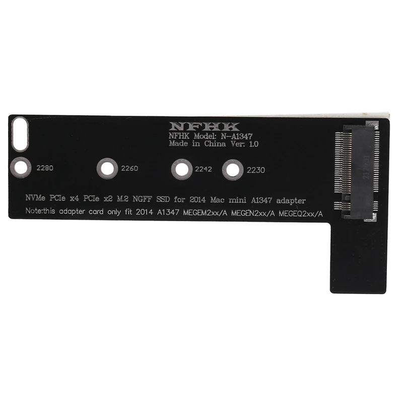 Nvme Pcie X4 M.2 NGFF To Late 2014 Mini A1347 M.2 NGFF MEGEN2 MEGEM2 MEGEQ2 SSD Converter Card Adapter