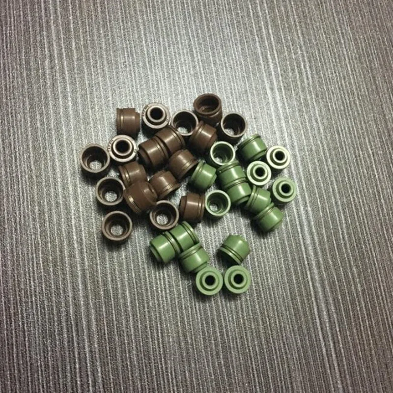 16Pcs Motorcycle Spiracle Valve Stem Oil Seal For Suzuki GSX-R400 GSXR400 RF400 78A GSF400 Bandit 79A Hyosung GT250