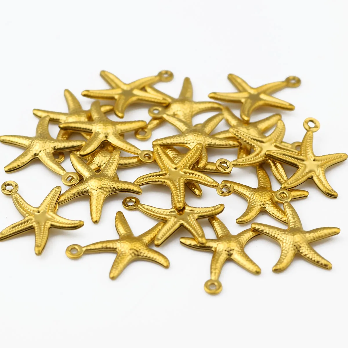 

5pcs/Lot French Retro Stainless Steel Seahorse Starfish DIY Charms Women Turtle Elephant Dolphin Necklace Pendant Animal Jewelry