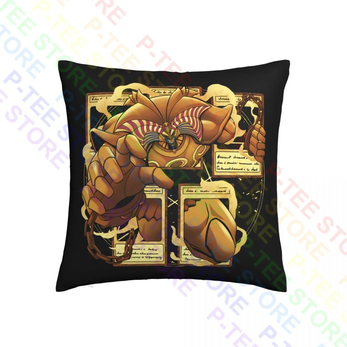 Funky Exodia The Forbidden One Yugioh Monster Yami Yugi Pharaoh Atem Throw Pillow Cover Pillowcase Washable