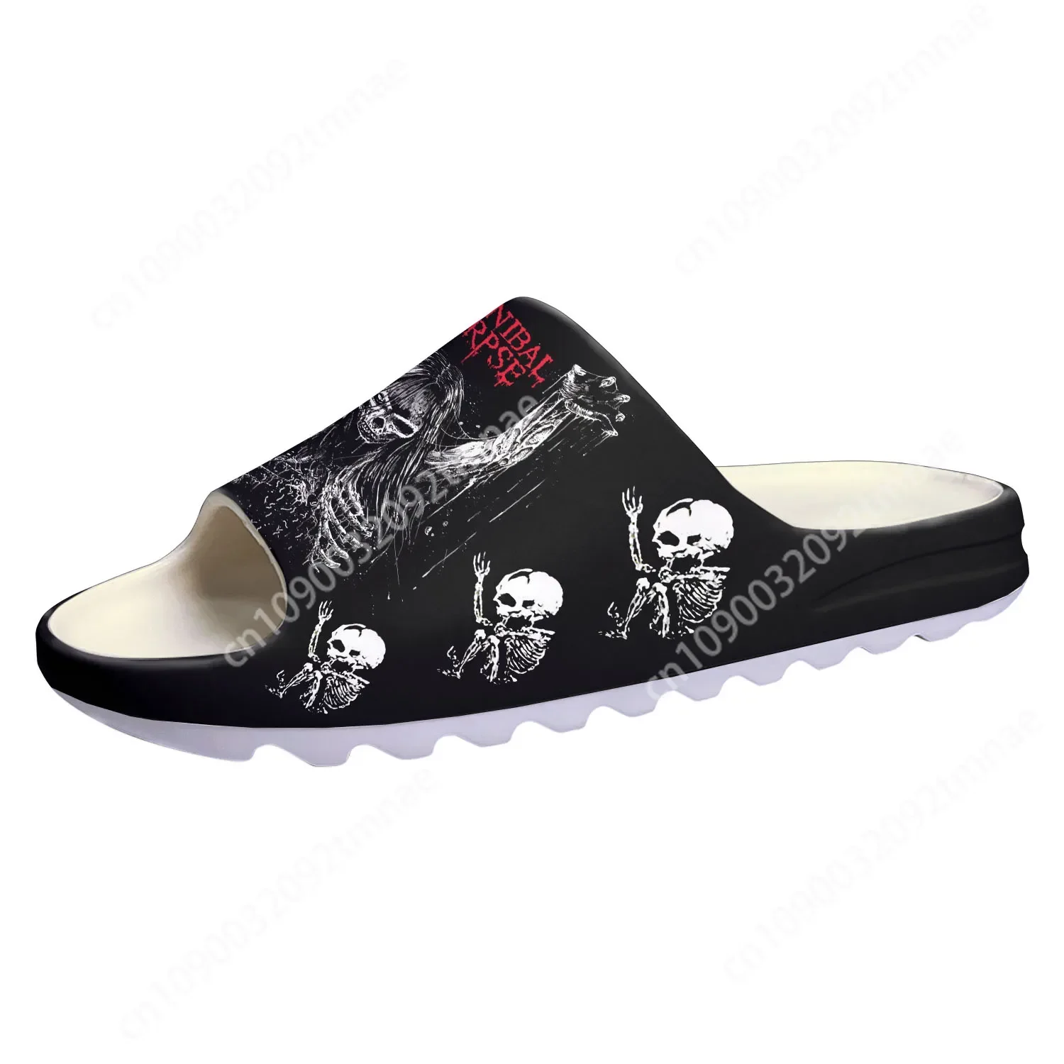 

Cannibal Corpse Band Soft Sole Sllipers Home Clogs Step on Water Shoes Mens Womens Teenager Bathroom Customize on Shit Sandals