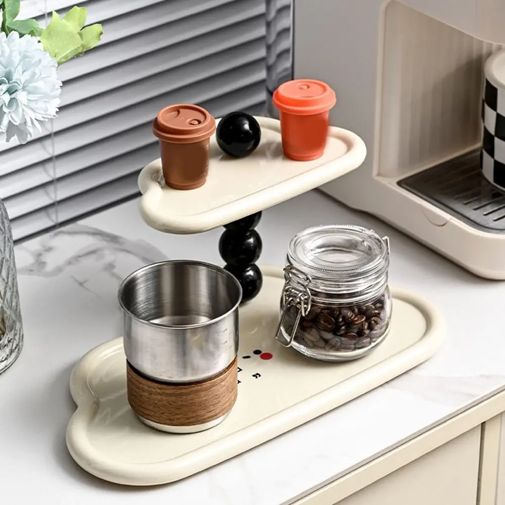 

Cloud Shape Double Layer Trays Decorative Large Capacity Key Sundry Storage Tray Plastic Aromatherapy Organizer Entrance