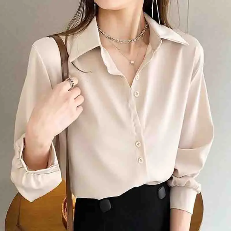 Female Spring Summer NEW Design Sense Chiffon Shirt Tops Women Korean Loose Leisure Cardigan Blouse Fashion Thin White Shirt