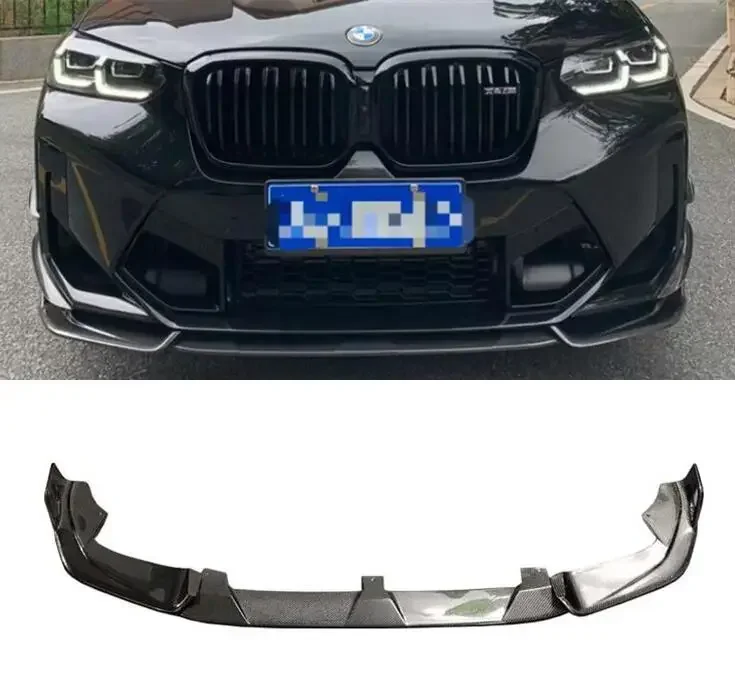 

REAL CARBON FIBER Front Bumper Lip Splitters Cup Flaps Cover Body Kit For BMW F97 X3M F98 X4M LCi 2022 2023 2024