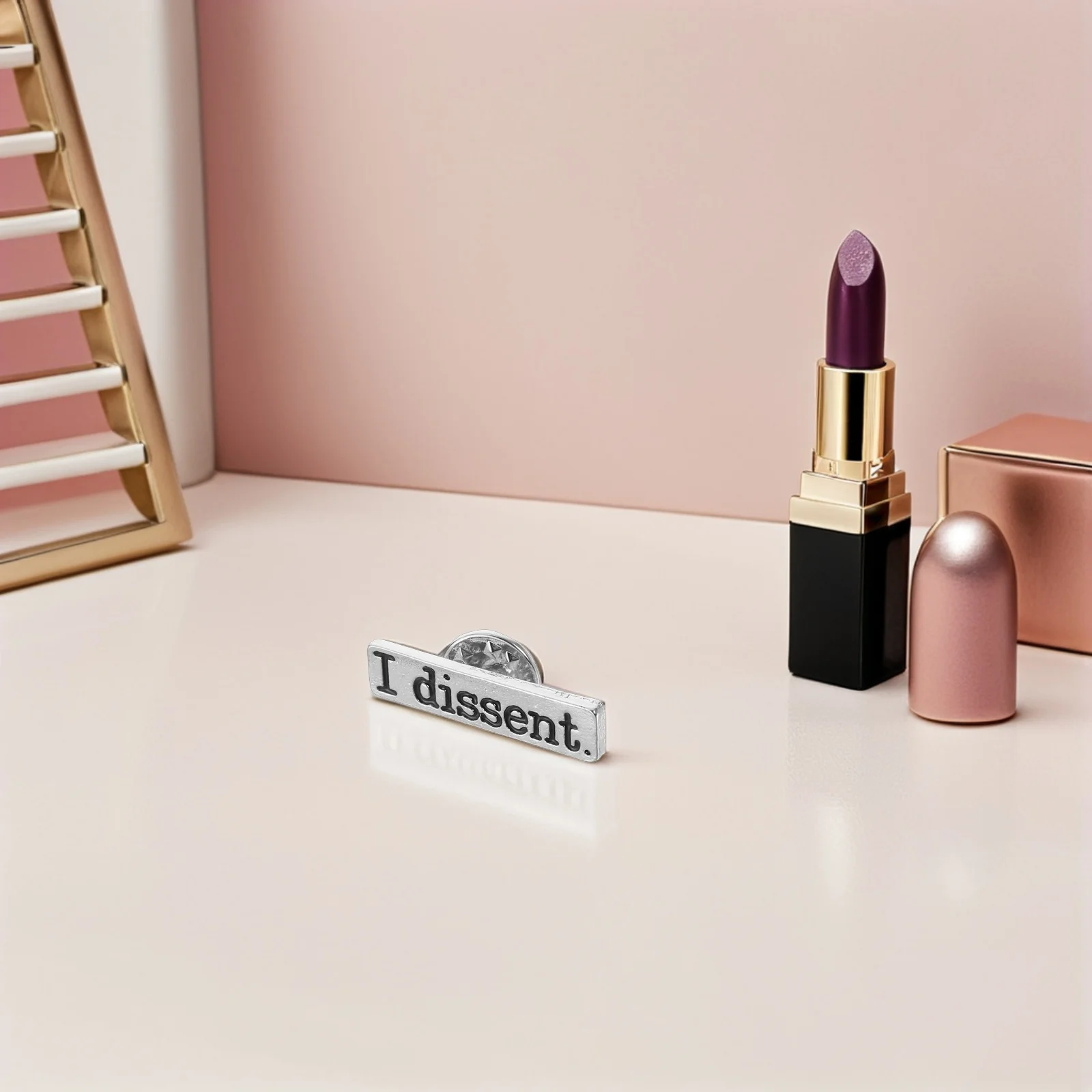 

1Pcs Fashion Alloy Brooch Letter I Stylish Collar Pin Elegant Clothing Accessory Suit Brooch Collar Pin Chain