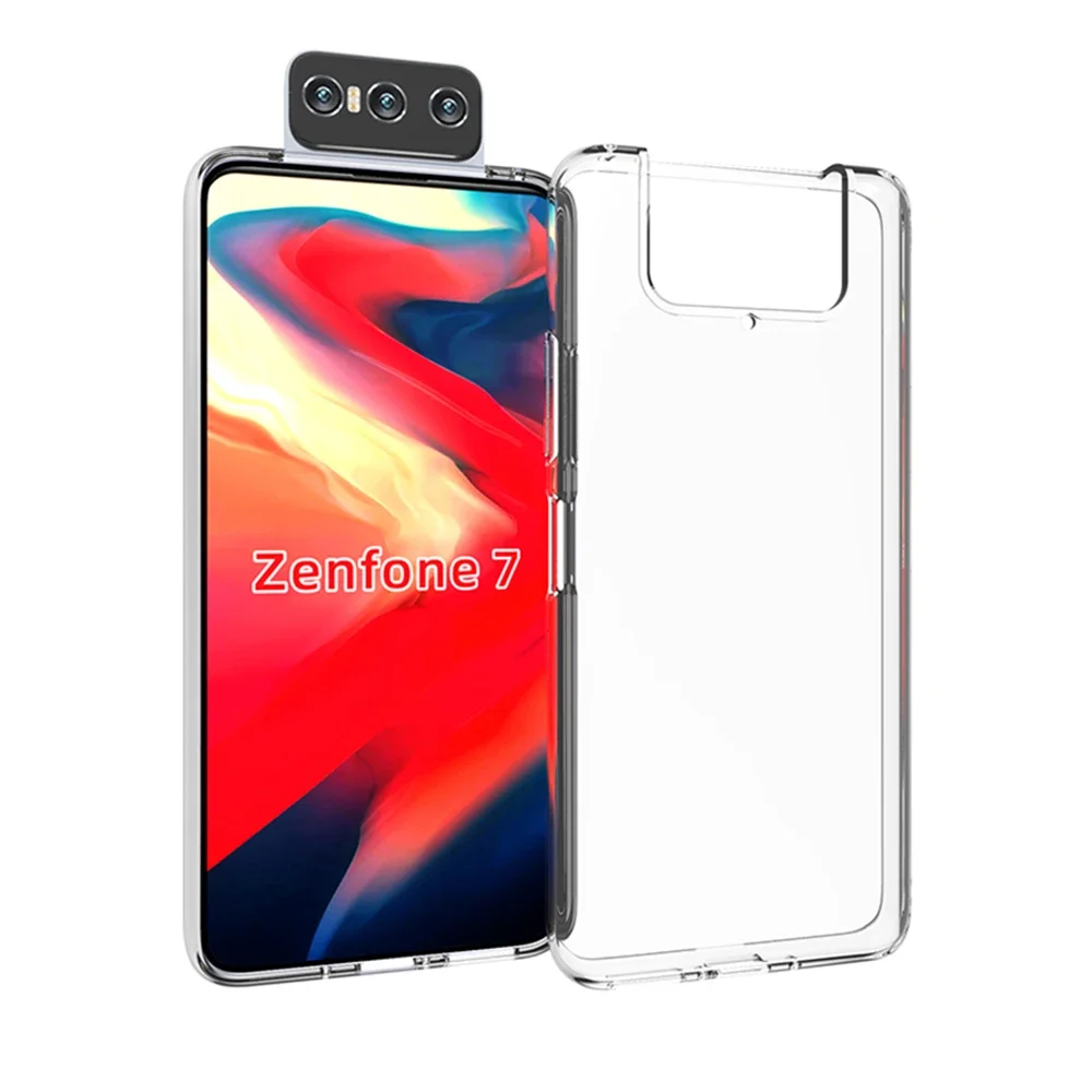 Original Soft Clear Gel Phone Case for ASUS ZenFone 7 Pro ZS670KS ZS671KS ZenFone7 7Pro Transparent TPU Ultrathin Silicone Cover