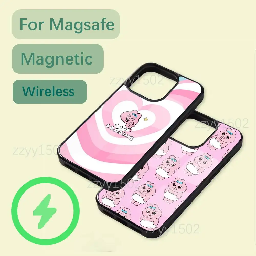 

Kawaii O-OpanchuS UsagiS Phone Case For iPhone 17,16,15,14,13,12,11,Pro,Max,Plus,Mini,SE4,E Magsafe Wireless Charging