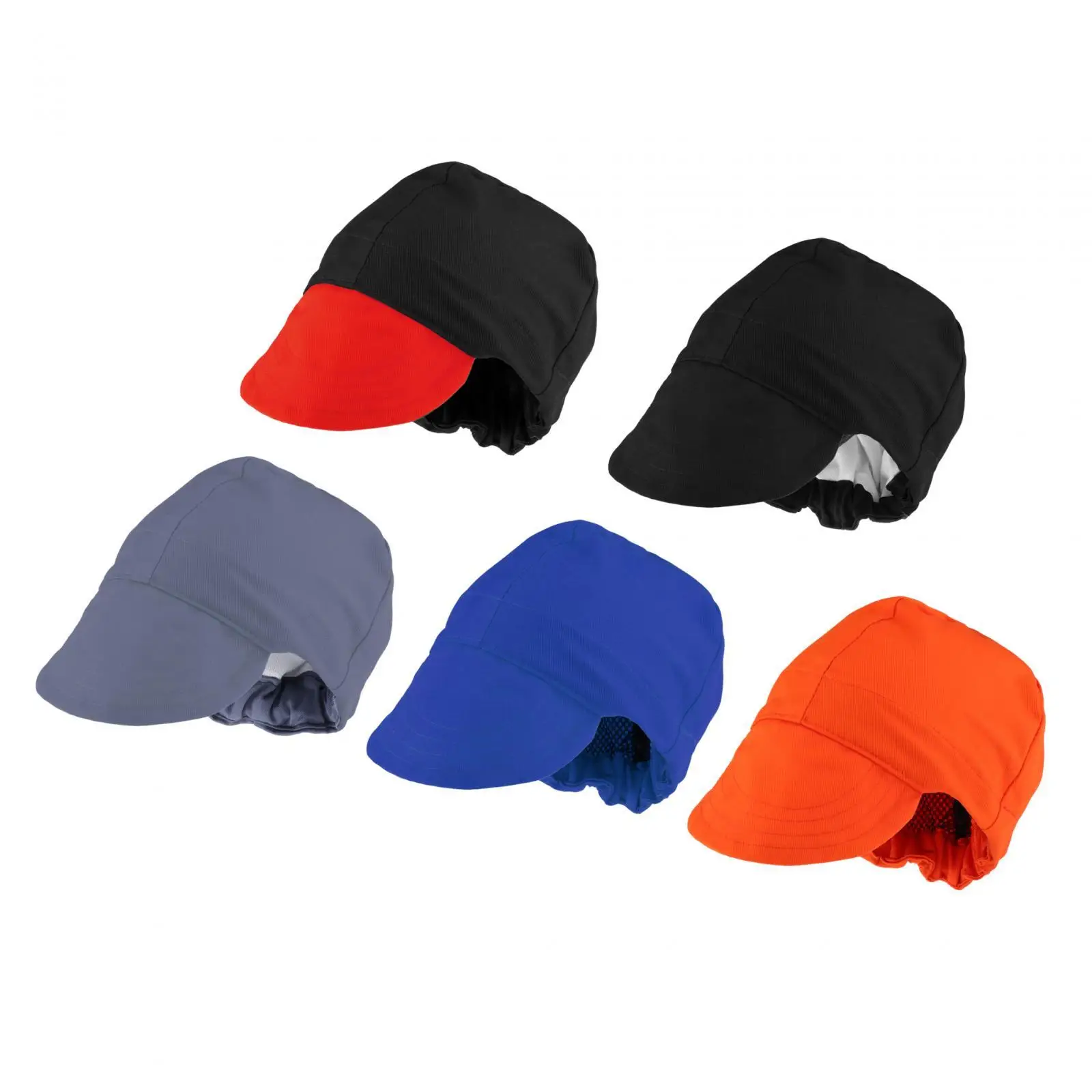 Welding Cap Wear Resistant Dustproof Flame Retardant Cotton Welding Hat Headgear for Welder Welding Helmet Skin Protection