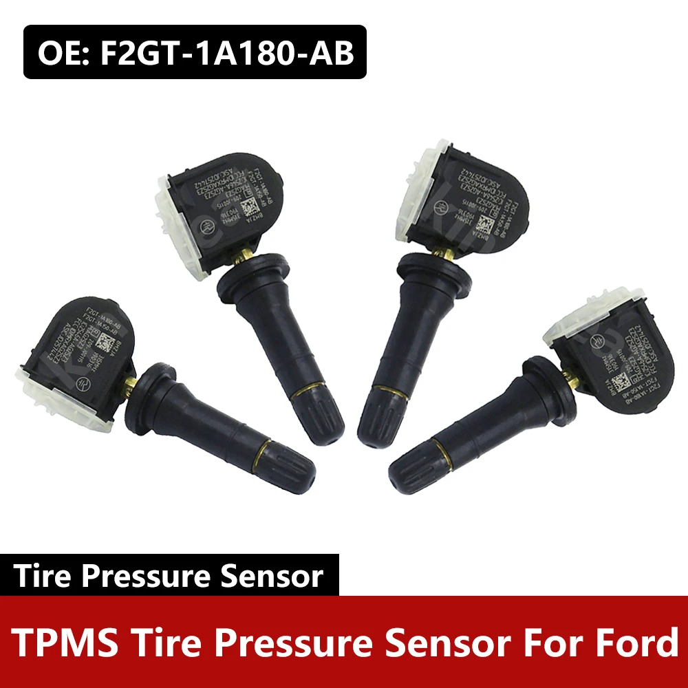 

4PCS/Lot For Ford F-150 Edge Explorer Ecosport Mustang 315MHZ TPMS Car Tire Pressure Sensor F2GT-1A180-AB