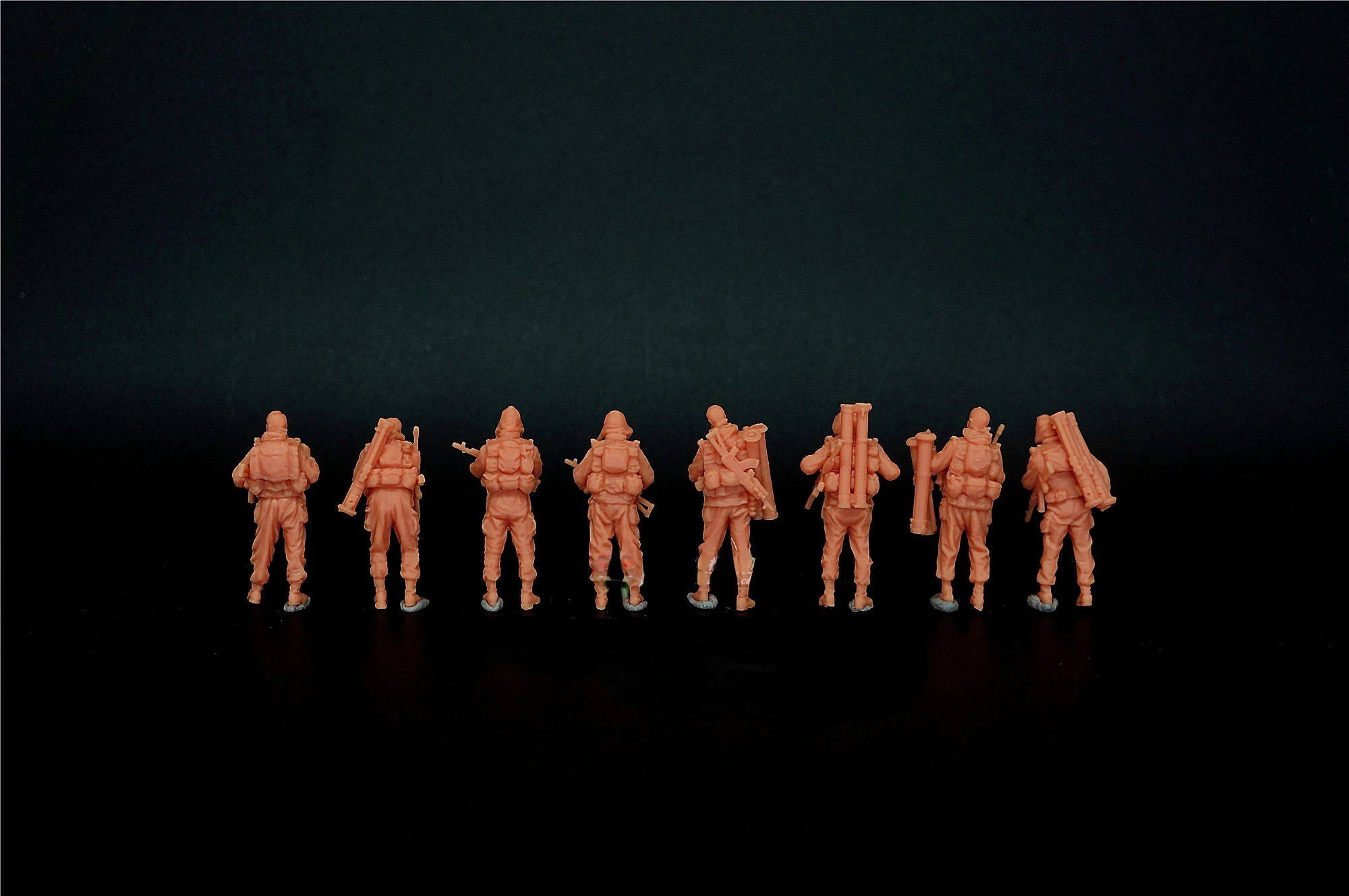 1/72 Russian GRU Special Forces 8-member Team Human Body