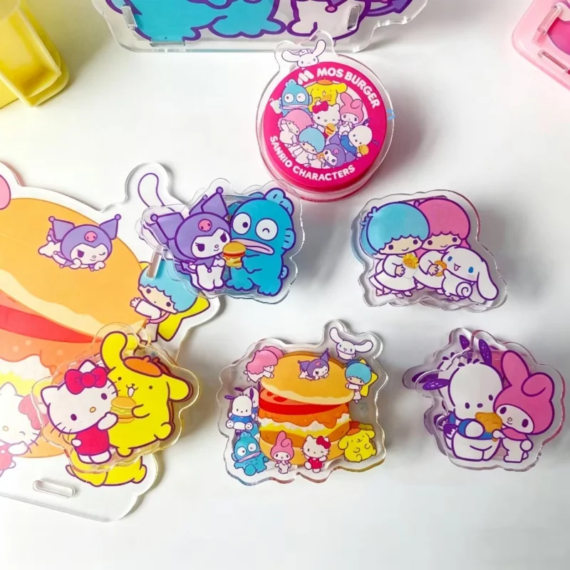 

Набор из 48 акриловых зажимов Sanrio Kuromi Melody для фото, поделок, декора, заметок, бумаги, канцелярских принадлежностей для офиса и школы