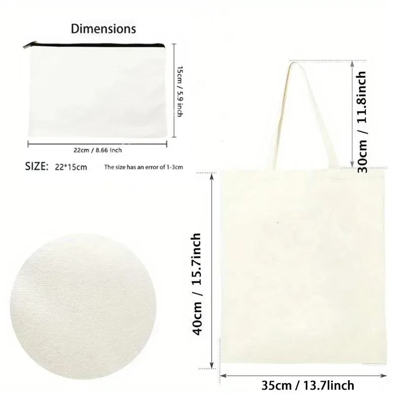 2pcs Pedro Pascal My Boy Friend Canvas Fashion Tote Ladies Cosmetic Bag Eco-friendly Large Capacity Portable Shopping Bag Wallet