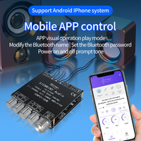 Bluetooth 5.0 Amplifier Board YS-S100H Subwoofer Amplifier Board 50WX2+100W 2.1 Channel High Power Audio Stereo Bass Amplifier