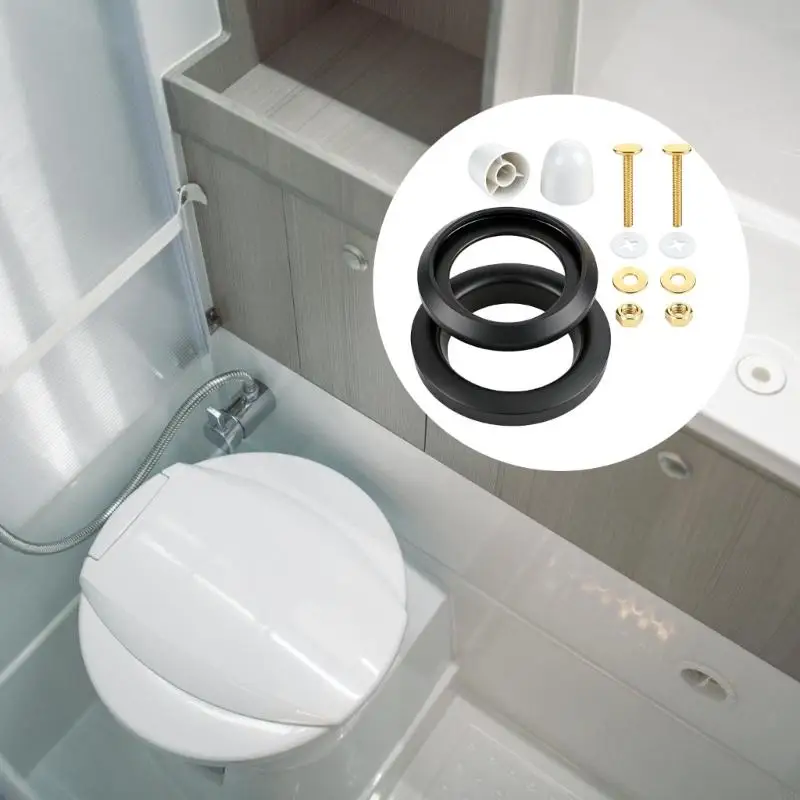 M76E Silikondichtungs- und Hardware-Set für die Toilettenwartung Wohnmobil, 2 Dichtungsteile für 34120 Toilettenreparatur und – Detail 5