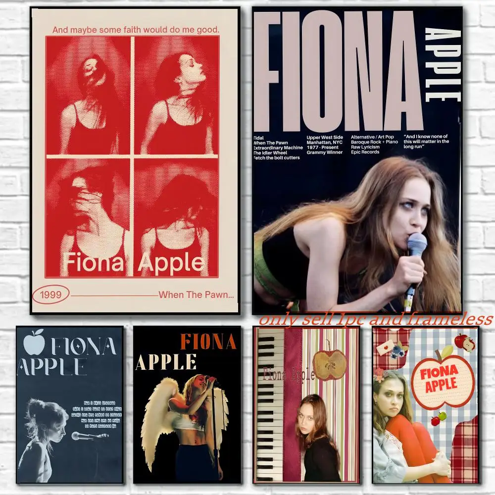 Music Singer F-Fiona Apple Poster HD Poster Wall Art interior Hallway Home Decoration Holiday Gifts