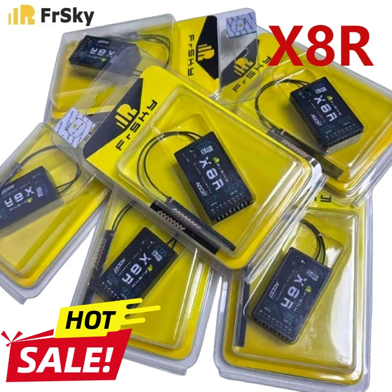 Receptor FrSky X8R de telemetría de 8/16 canales para multicóptero cuadricóptero RC Compatible con transmisor X7 X9D X12S