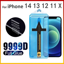 iPhone 14 Pro Max 12 13 Dust Free Phone Screen Protector Glass With Install Kit Remove Explosion Proof Without Bubbles magicjohn