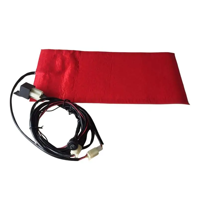 Motorcycle Heated Seat Kit UTV Seat Heater Universal Heated Seat Heater Pad Kit Heating Cushion Motorcycles Supplies Hot Pad