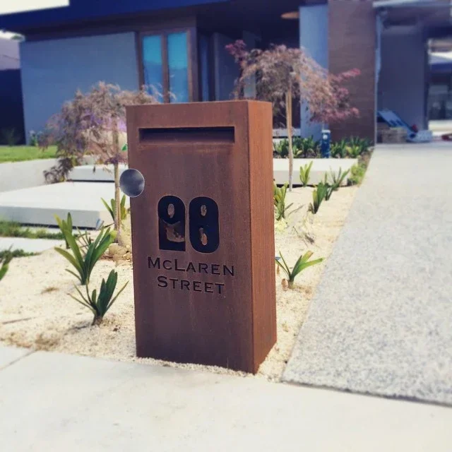 

# Для декоративного укороченного стального ржавого металла, отдельно стоящего нержавеющего почтового ящика для почтового обслуживания