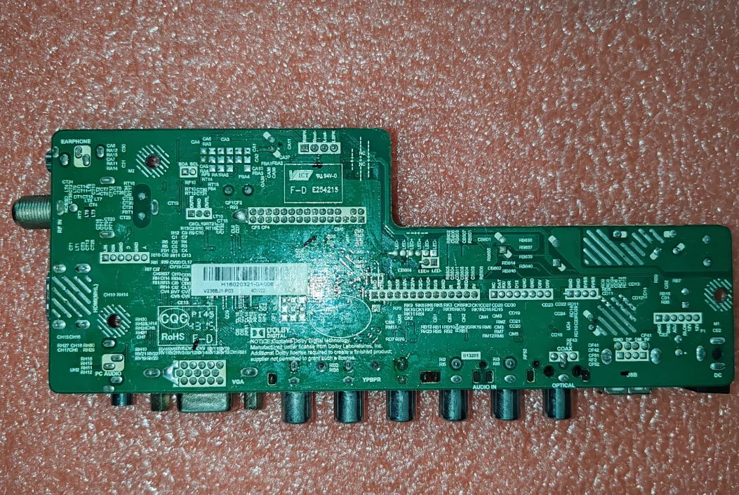 ¡Envío gratis! T.MS3393A.EA67 placa base LED para TV, probada bien, V236BJ1-P03, 350MA, nueva