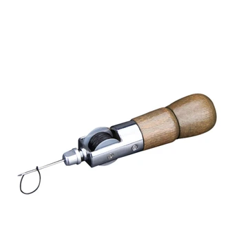 DIY Leather Hand Sewing Machine Waxed Thread Sewing Tool Leather Craft Edge Stitching…