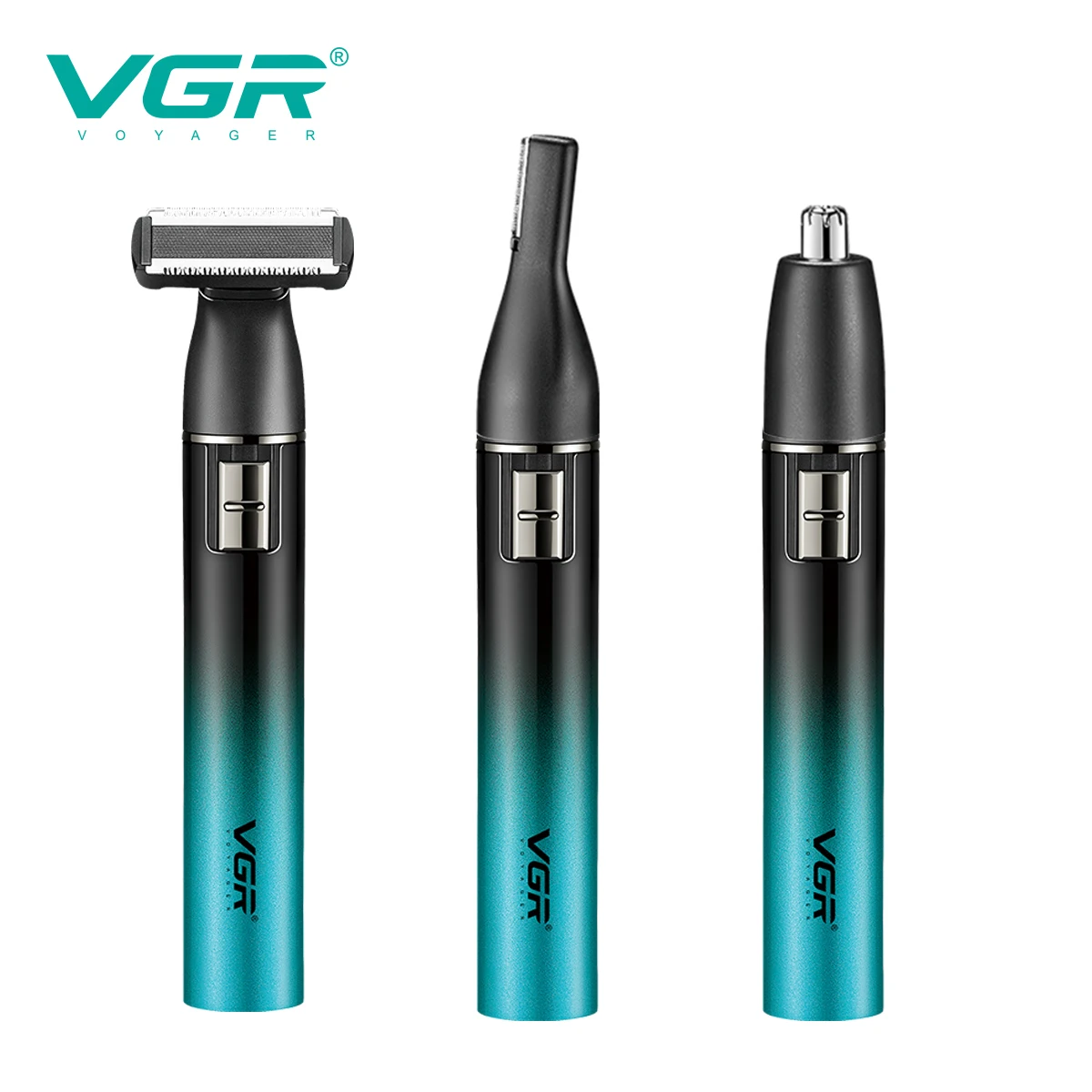 

VGR Combo Profesional 4 в 1 628 комплект триммера для бороды перезаряжаемая машинка для стрижки волос мужской набор из 3 предметов 45