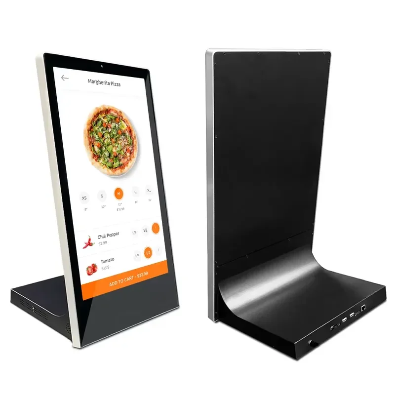 Desktop Touch Tablet Self Ordering Touch Screen Metal case 10.1 15.6 18.5 21.5 24 Inch NFC Self Service Screen