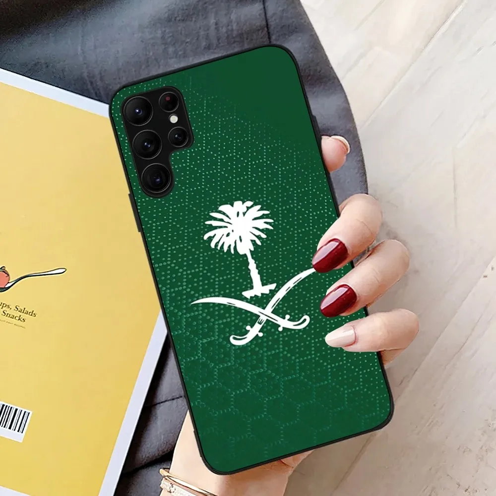 Kingdom of Saudi Arabia Flag Phone Case For Samsung Galaxy S24 S21 10 Plus S22 S30 Note S23 Lite 20 FE Ultra Shell