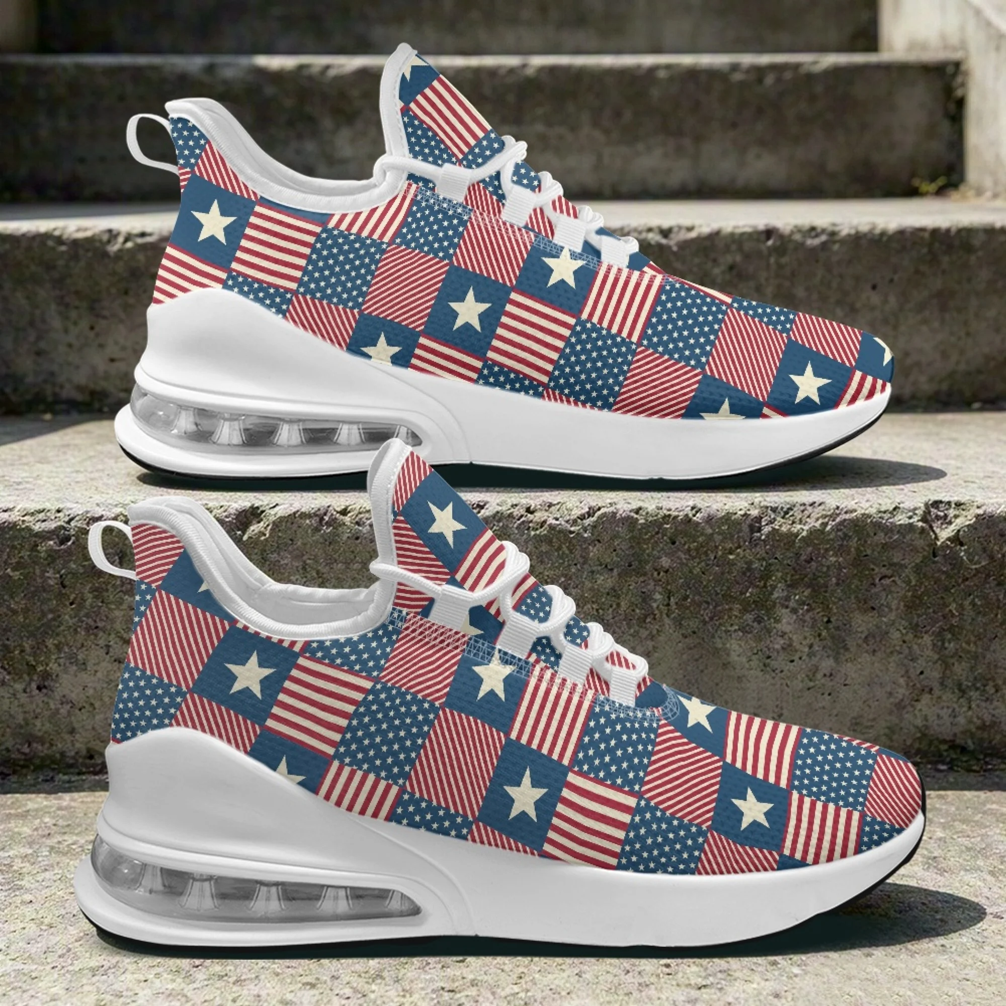 XIXIRIMIDO USA-Flagge Vereinigte Staaten Sneaker Kostenlose Lieferung Schuhe Tenis Feminino Basketball-Sneaker Amerika-Flaggen-Schuhe für Männer