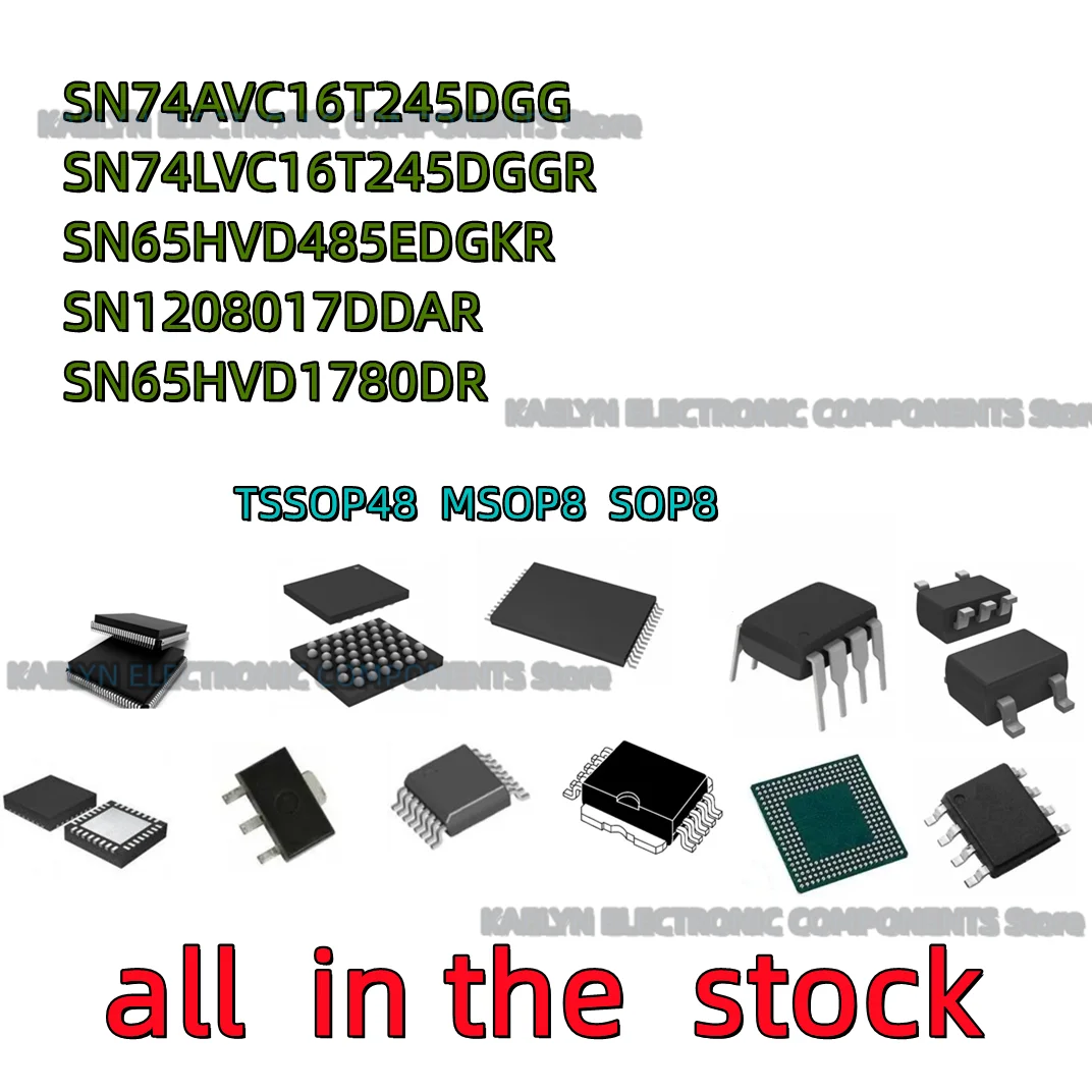 10PCS SN74AVC16T245DGG AVC16T245 SN74LVC16T245DGGR LVC16T245 SN65HVD485EDGKR NWJ SN1208017DDAR 208017 SN65HVD1780DR  VP1780 SOP8