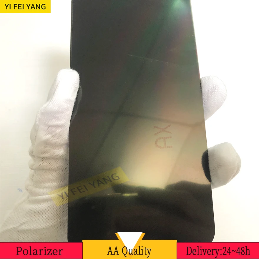 10Pcs Polarization Light Film For IPhone 12 Mini 11 Pro Max 13 Pro 13P LCD Polarizer Film Replacement Part