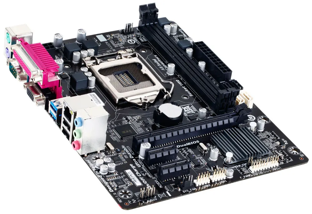 Imagem -04 - Placa-mãe para Intel H81 Ddr3 Usb 3.0 16gb Lga 1150 H81m Ds2 Desktop Mainboard Novo Gigabyte-ga-h81m-ds2