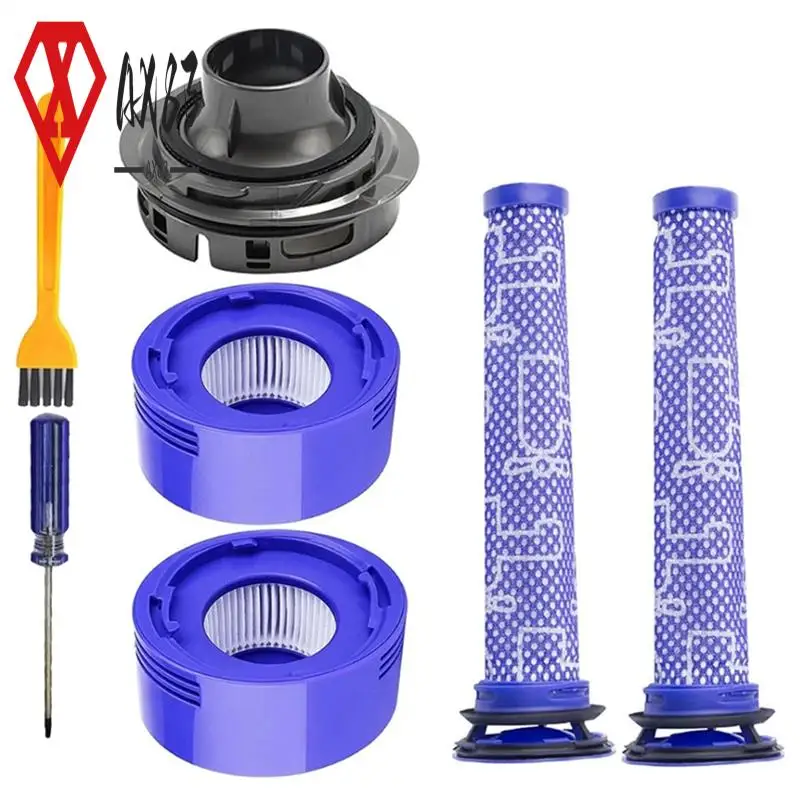 

AX83-задняя крышка двигателя и комплект фильтров для пылесоса Dyson V7 V8 Absolute/Animal, заменяет деталь 965661-01 и 967478-01