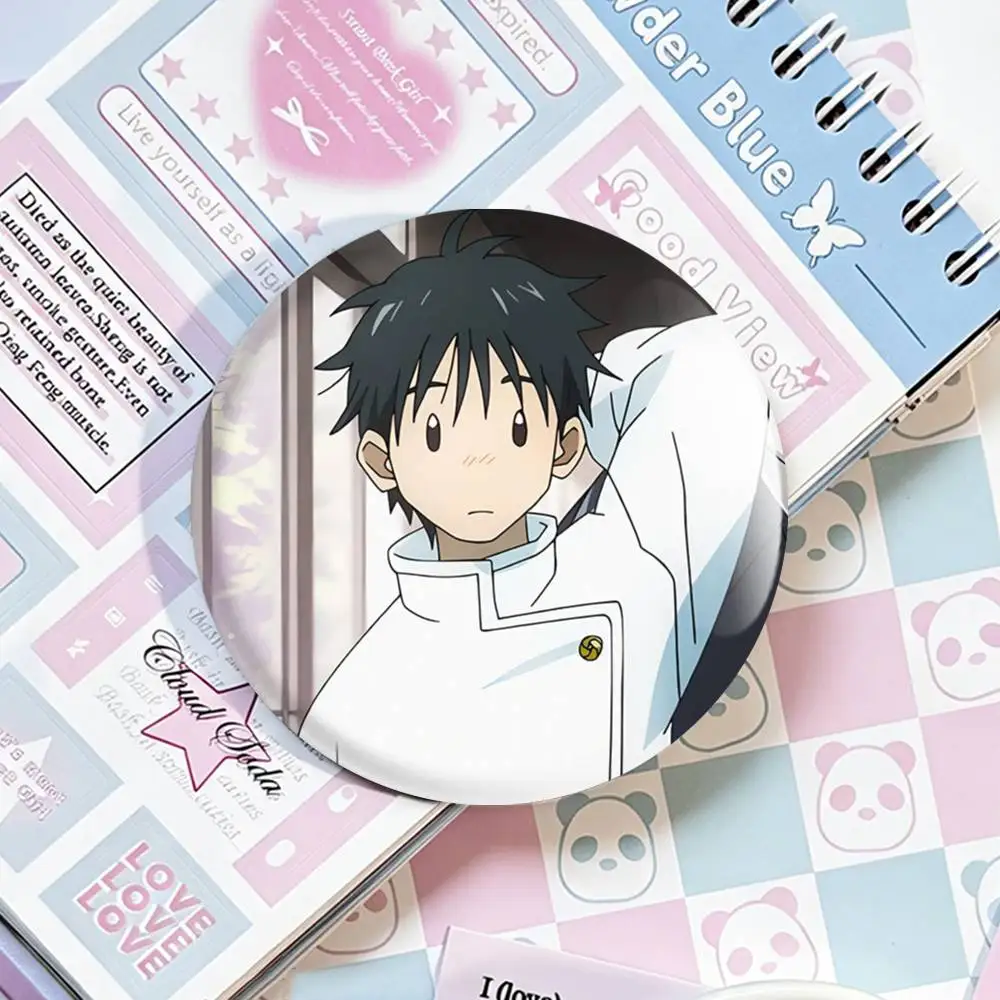 O-Okkotsu Yuta J-Jujutsu K-Kaisen Laser Badge Creative Pins Brooch for Bag Clothes Hat Decor Gifts Fans Collect