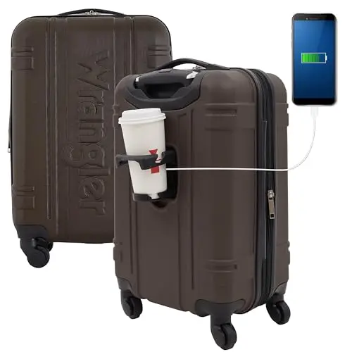 

Wrangler 20" Astral Hardside Carry-On Luggage, Cedar