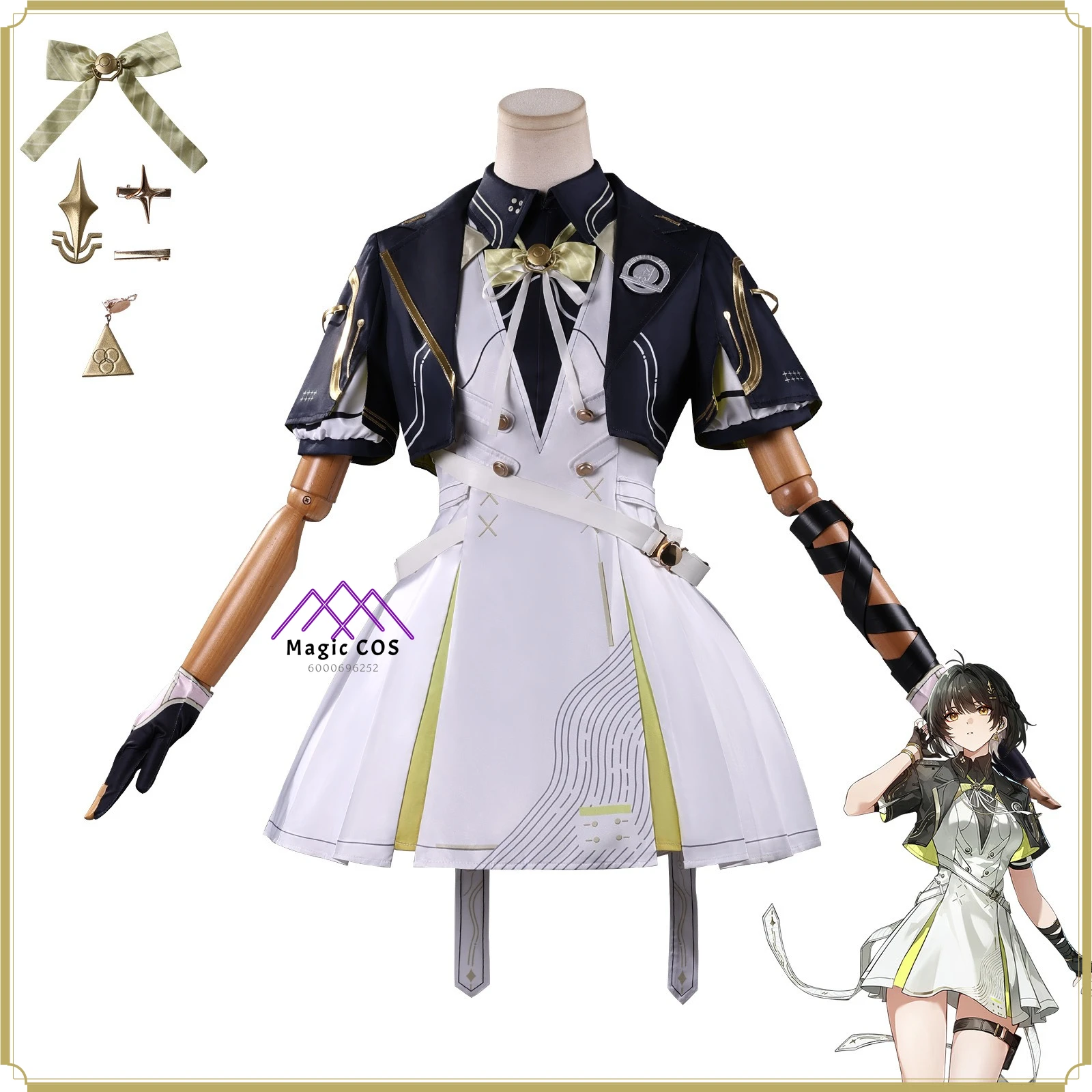 

Drifter Cosplay Costume - High Quality Wuthering Waves Women's School Dress Role Playing Anime Outfit Halloween Party Suit