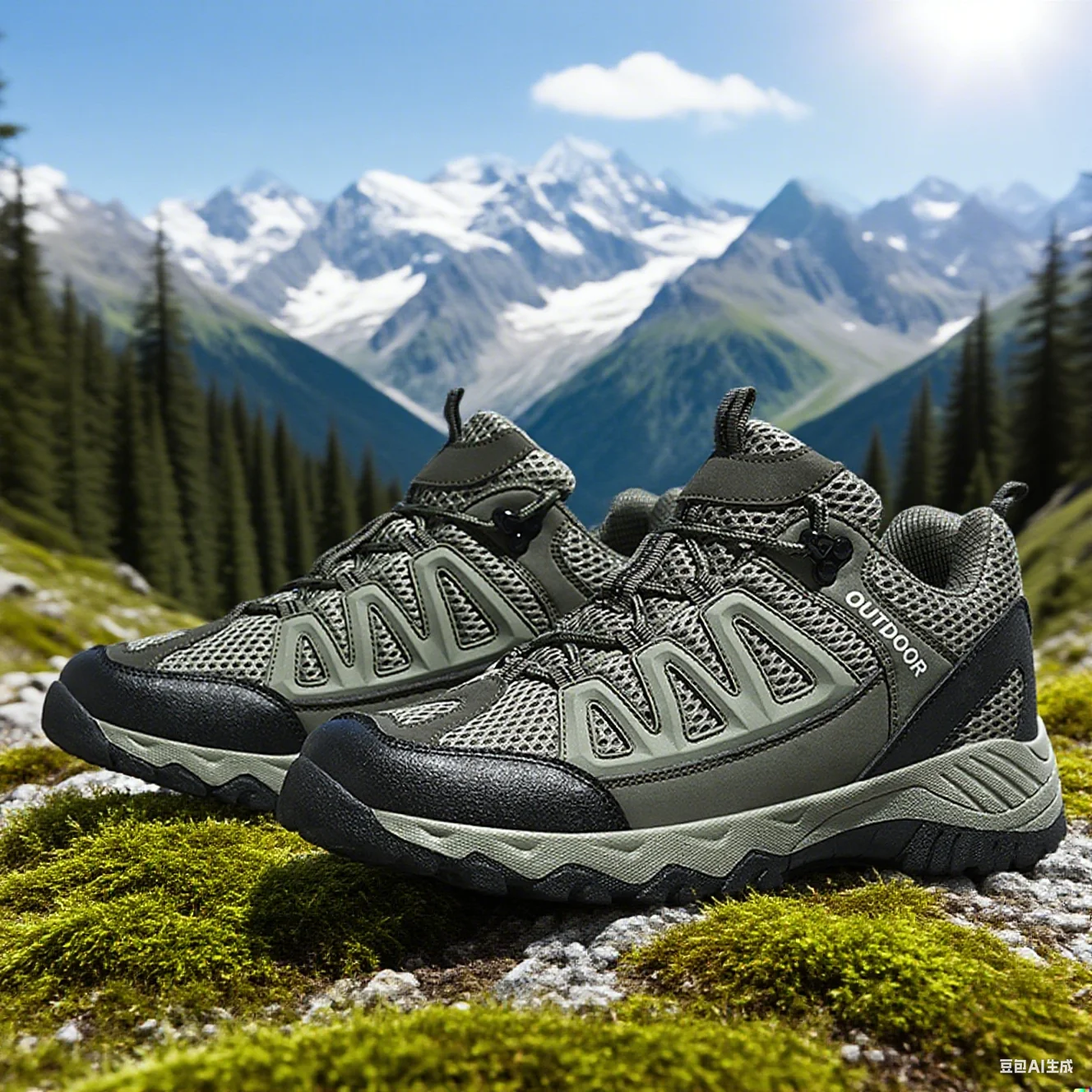 

Men's outdoor hiking shoes mountaineering camel thick sole men's overalls sports casual shoes