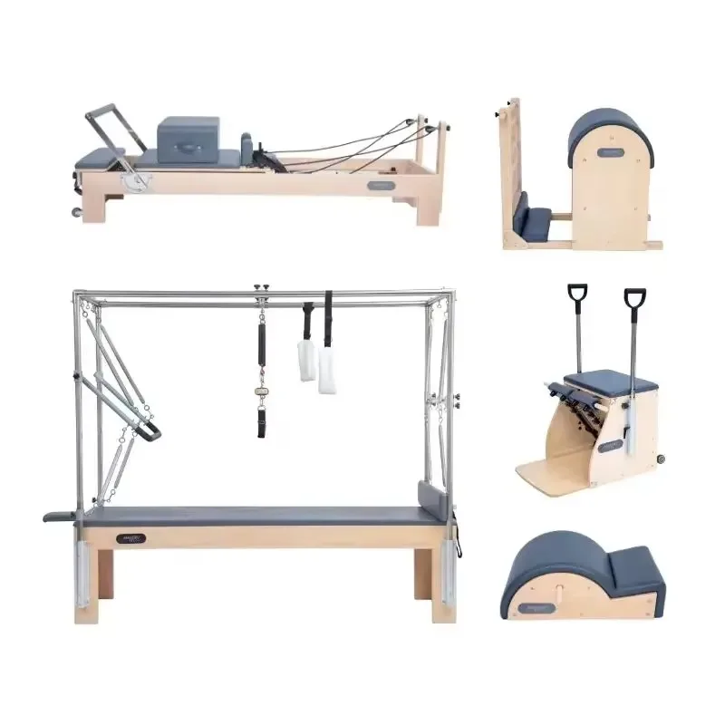 YTYIN High Quality 3-in-1 Maple Wood Pilates Reformer & Yoga Training Equipment Combo Machine For Pilates Studios Eco-Friendly